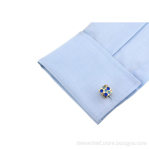 Fashion Multi-color Crystal Cufflinks, Jewelry Wedding Cufflinks For Men